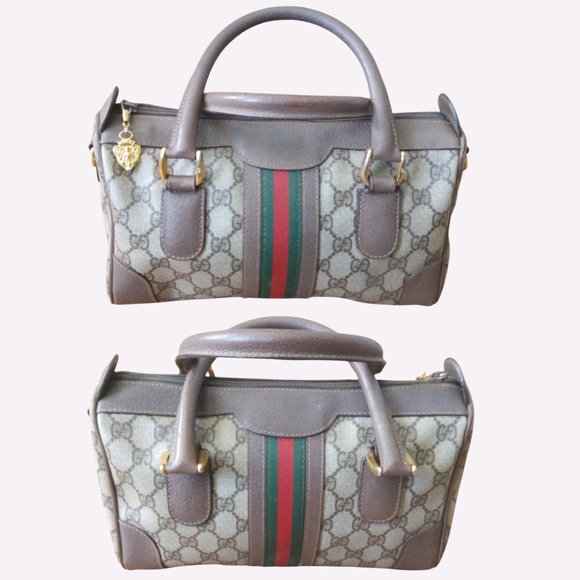 Gucci Ophidia GG handbag, wallet, cosmetic bag, & key case SOLD AS A SET - Picture 2 of 11